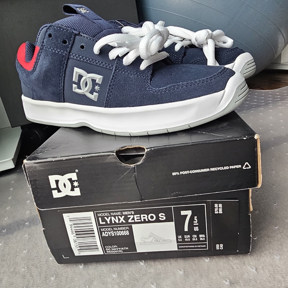 DC Kids Lynx Zero S Navy Sneakers